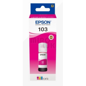 kazeta EPSON ecoTANK 103 Magenta - 65 ml (7500 str.) (C13T00S34A)