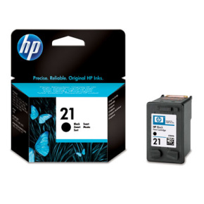 HP 21 Black Ink Cartridge 5ml na 190str. - C9351AE