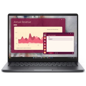 Dell Pro 14 PC14250 C5-120U 8GB 512GB SSD 14" FHD+  IR Cam & Mic FgrPr 3 Cell 65W WLAN Backlit Kb W11Pro 3Y ProSpt