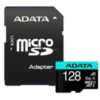 Pamäťová karta ADATA Premier micro SDXC karta 128GB UHS-I U3 Class 10 + adaptér