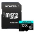 Pamäťová karta ADATA Premier micro SDXC karta 128GB U3 V30S 100/80 MB/s + adaptér