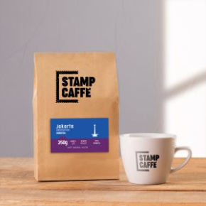 Káva Stamp Caffé - Jakarta; Odrodová káva - Indonézia zrnková 250g
