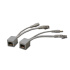 OXnet POE Injector, cable set injector/splitter