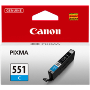 kazeta CANON CLI-551C cyan MG 5450/6350, iP 7250, MX 925 (6509B001)