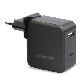 Universal adapter GEMBIRD NPA-PD60-01 for notebook, Type-C PD, USB, 60W