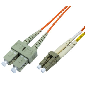 Optický duplex patch kábel 50/125, OM2, LC/SC, 20m