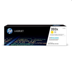 HP 203X, Yellow toner pre, HP LaserJet Pro M254dw/nw, M280nw, M281fdn/fdw, 2500 strán