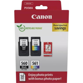 kazeta CANON PG-560 black + CL-561 color TS5350/TS5351/TS5352/TS5353 + GP501 10x15