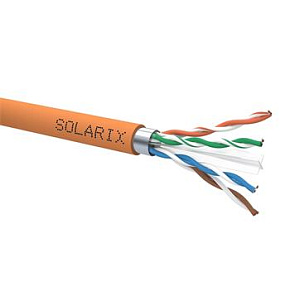 Instalační kabel Solarix CAT6A UTP LSOHFR B2<sub>ca</sub>-s1,d1,a1 500m SXKD-6A-UTP-LSOHFR-B2ca