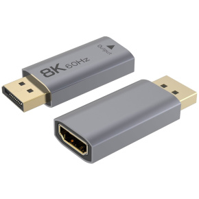 PremiumCord adapter DisplayPort - HDMI, 8K@60Hz, 4K@144Hz Male/Female, gold-plated connectors