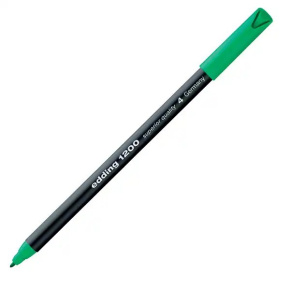 Popisivač edding 1200 color pen zelený