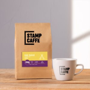 Káva Stamp Caffé - Sao Paulo; Odrodová káva - Brazília zrnková 250g