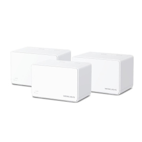 MERCUSYS Halo H80X (3-pack), AX3000 Whole Home Mesh Wi-Fi 6 SystemSPEED: 574 Mbps at 2.4 GHz + 2402 Mbps at 5 GHzSPEC:
