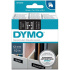 páska DYMO 45021 D1 White On Black Tape (12mm) (S0720610)