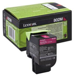 Toner Lexmark CX310/CX410/CX510 802M MAGENTA (1000 str.) (80C20M0)