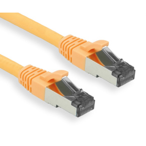 OXnet patchcable Cat6A, S/FTP (PiMF), LSOH - 0,25m, yellow