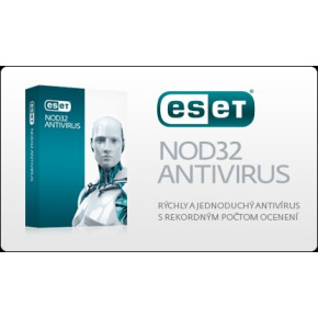 ESET NOD32 Antivirus 8;  4 PC + 1y update