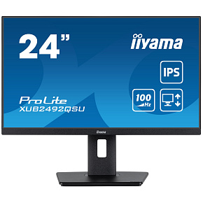 iiyama ProLite/XUB2492QSU-B1/23,8"/IPS/QHD/100Hz/0,5ms/Black/3R iiyama ProLite/XUB2492QSU-B1/23,8"/IPS/QHD/100Hz/0,5ms/Black/3R