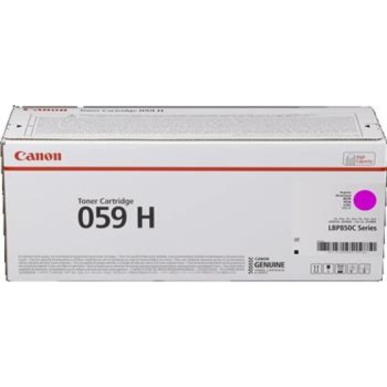 toner CANON CRG-059H magenta i-SENSYNS LBP852Cx (13500 str.) (3625C001)