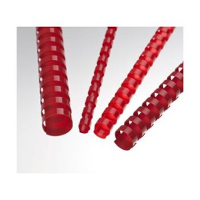 Plastic back 10 mm, red*100ks