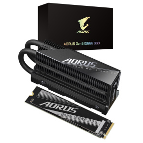 Gigabyte AORUS 12000 SSD 2TB M.2 NVMe Gen5, HeatSink 12400/11800 MBps