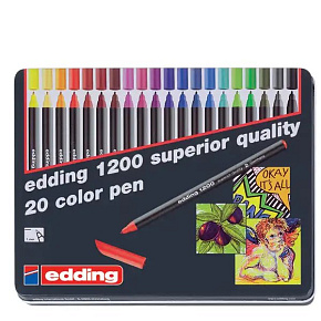 Popisivač edding 1200 color pen sada 20 farieb Popisivač edding 1200 color pen sada 20 farieb