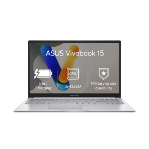 ASUS Vivobook 15/i5-1335U/16GB/512GB SSD/15.6"FHD/Iris Xe/Win11 Home/Silver