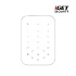 iGET SECURITY MP13 - bezdrôtová klávesnica s RFID čítačkou pre alarm M6-4G, napájanie 4x AA v balení