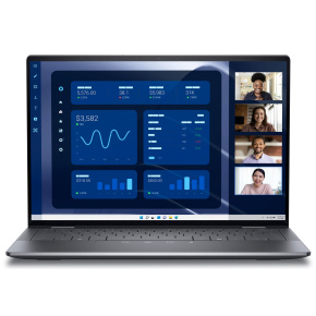 Dell Latitude 9450 2-in-1 14" QHD+ Touch, U7-165U, 32GB, 1TB, FPR, IR Cam, Wifi+BT, W11Pro, 3Y PrSpt