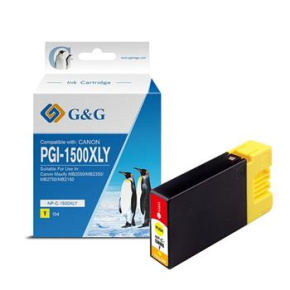 alt. kazeta G&G pre CANON PGI-1500XLY Maxify MB2050/MB2350 (11.5ml/Y) alt. kazeta G&G pre CANON PGI-1500XLY Maxify MB2050/MB2350 (11.5ml/Y)