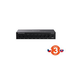 Tenda TEG2208D Cloud Managed Gigabit Switch, 8x RJ45 10/100/1000 Mb/s Tenda TEG2208D Cloud Managed Gigabit Switch, 8x RJ45 10/100/1000 Mb/s
