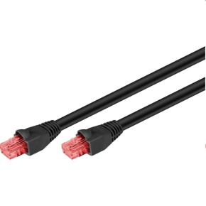Patchcable Cat6, UTP OUTDOOR PE - 30m, black