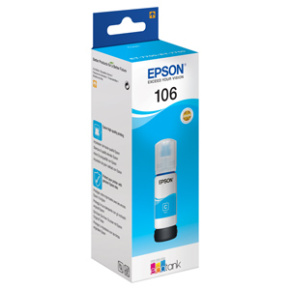 kazeta EPSON ecoTANK 106 Cyan - 70 ml (5000 str.) (C13T00R240)