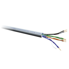 OXnet kábel FTP, Cat5E, drôt, LSOH, Eca, box 305m, šedý