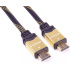 PremiumCord 4K HDMI 1.4 High Speed + Ethernet cable, gold-plated HQ connectors, nylon version