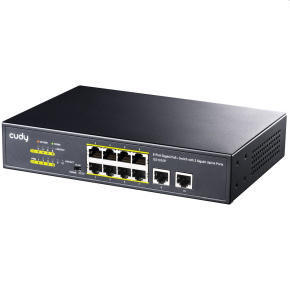 Cudy 8-Port Gigabit PoE+ Switch with 2 Gigabit Uplink Ports 120W