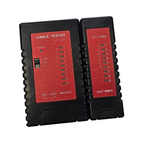 LAN Cable tester for UTP/STP RJ45 with remote module, PoE protection