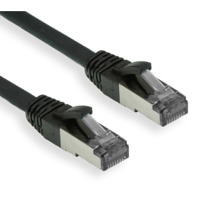 OXnet patchcable Cat5E, FTP - 0,5m, black