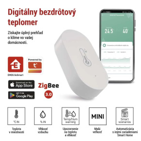 EMOS GoSmart Digitálny bezdrôtový teplomer EGS0102 ZigBee