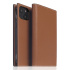 SLG Design puzdro D6 Hybrid Grain Case pre iPhone 14 Plus - Saddle Brown