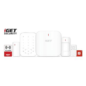 iGET SECURITY M6-4G Premium - Inteligentní zabezpečovací systém 4G LTE/Wi-Fi/Ethernet/GSM, set