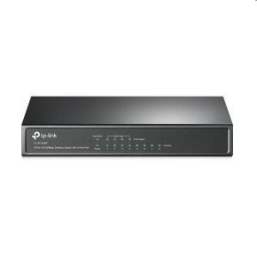 tp-link TL-SF1008P, 8 port mini Desktop Switch, 8x 10/100M RJ45 ports, 4x PoE, steel case