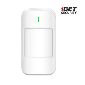 iGET SECURITY MP1 - bezdrátový pohybový PIR senzor bez detekce zvířat a s nastavením citlivosti pro alarm iGET SECURITY