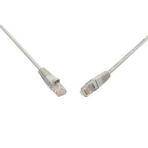 Patch kabel CAT6 UTP PVC 10m šedý snag-proof C6-114GY-10MB