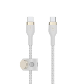 Belkin kábel Boost Charge Pro Flex USB-C to USB-C 1m - White