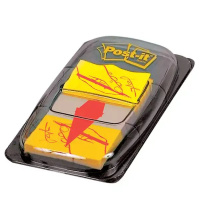 Index Post-it široký - podpis žltý