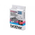 páska BROTHER TX431 čierne písmo, červená páska Tape (12mm)
