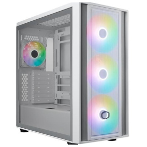 COOLER MASTER case MasterBox 600, ATX, Mid Tower, white