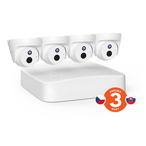 Tenda K4P-4CR - PoE kamerový set 4MPx, 4CH NVR + 4x IP kamera 4MPx, IP67, zvuk, web. rozhranie, CZ app Tenda K4P-4CR - PoE kamerový set 4MPx, 4CH NVR + 4x IP kamera 4MPx, IP67, zvuk, web. rozhranie, CZ app