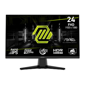 MSI MAG/242F/23,8"/IPS/FHD/200Hz/0,5ms/Čierna/3R MSI MAG/242F/23,8"/IPS/FHD/200Hz/0,5ms/Čierna/3R